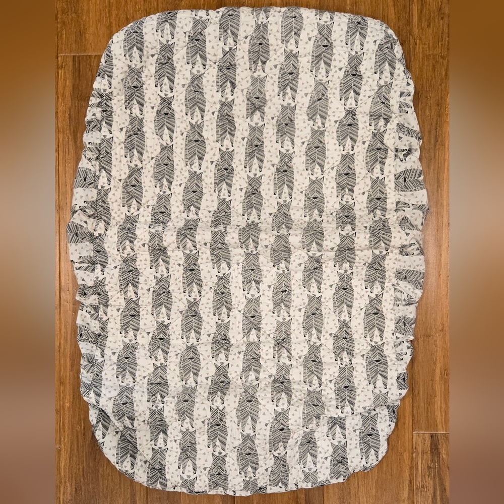 Crate & Barrel Kids Zebra Changing Pad Cover